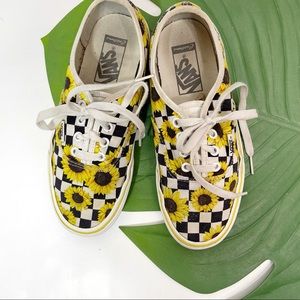 yellow sunflower vans